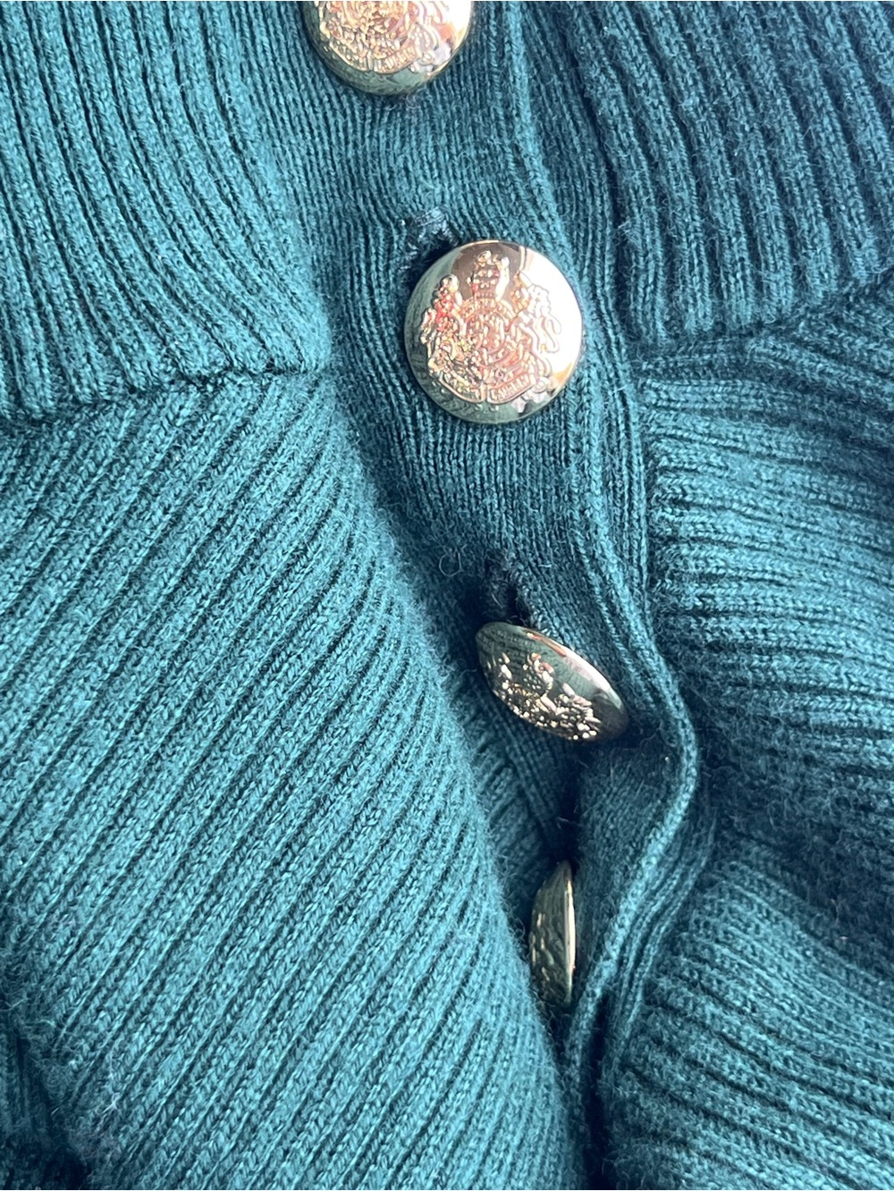 Lauren Ralph Lauren Ribbed Turtleneck Sweater Green Size Medium - Picture 10 of 10
